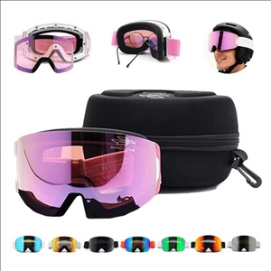 Magnetic UV400 Anti-Fog Ski Goggles